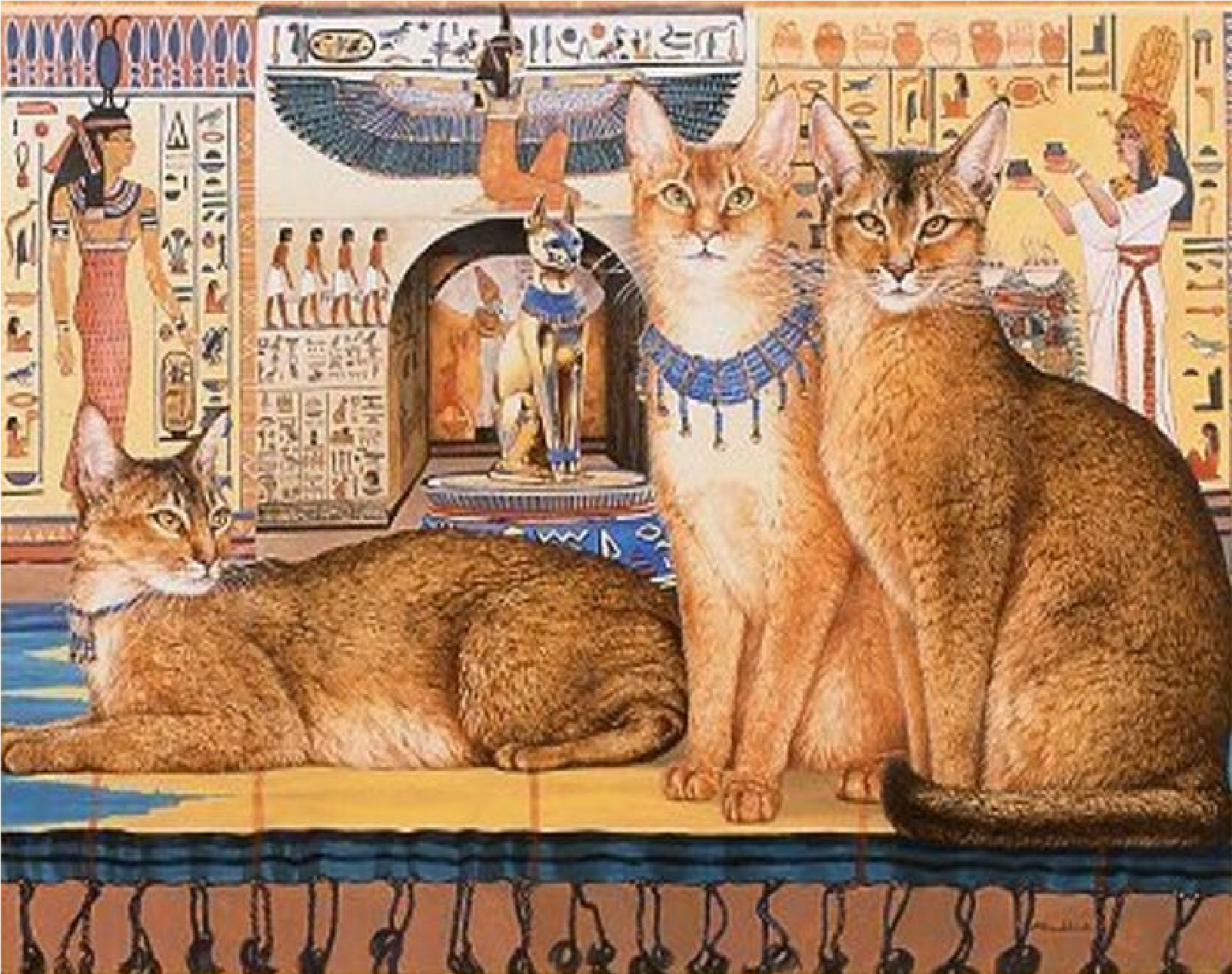 В египте поклонялись кошкам. Происхождение кошек древний Египет одомашнивание. Египетская кошка в древнем Египте. Одомашнивание кошек Египет. Фрески древнего Египта Баст.